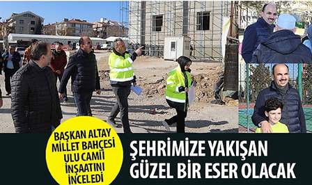 Konya Büyükşehir Belediye Başkanı Uğur İbrahim Altay, Konya Millet Bahçesi