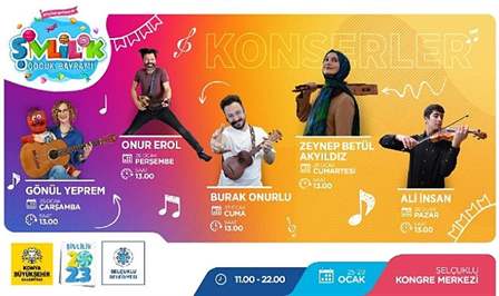 Konya Büyükşehir Belediyesi ile Selçuklu Belediyesi iş birliğinde düzenlenen ve