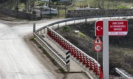 Kocaeli Büyükşehir Belediyesi tarafından genişletilen Siretiye-Mamuriye Köprüsü’ne, Gölcük Belediyesi’nin talebi