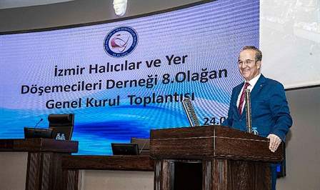 İzmir Halıcılar ve Yer Döşemecileri Derneği 8. olağan genel kurulunu