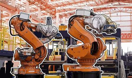 Robotik, üretim için endüstriyel kontrol sistemleriyle birlikte kullanılmaya devam ediyor,
