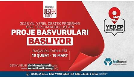 Kocaeli Büyükşehir Belediyesi desteğiyle, Kocaeli Kent Konseyi tarafından yürütülen Yerel