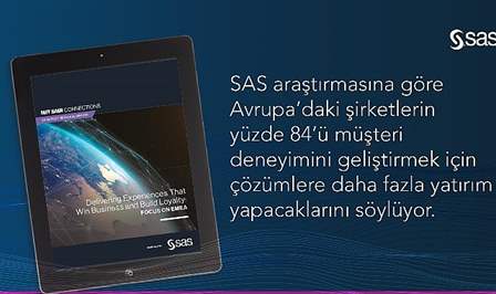 SAS araştırmasına göre Avrupa’daki şirketlerin yüzde 84'ü müşteri deneyimini geliştirmek