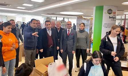 5 gündür TTO’nun organize ettiği ayni yardım kampanyasında, deprem bölgesine