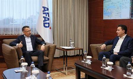 DEVA Partisi Genel Başkanı Ali Babacan, AFAD Başkanlığı’na giderek Cumhurbaşkanı