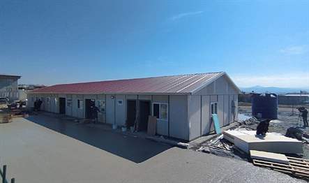 Zeytinburnu Belediyesi tarafından geçtiğimiz hafta Gaziantep Nurdağı’nda temelleri atılan kalıcı