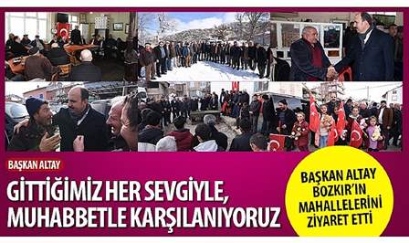 Konya Büyükşehir Belediye Başkanı Uğur İbrahim Altay, mahalle ziyaretleri kapsamında