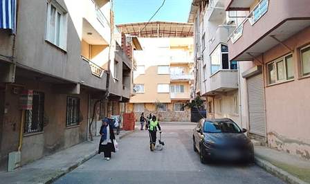 Bornova Belediyesi'nin Barbaros Mahallesi’nde başlayıp, Kazım Dirik Mahallesi ile devam