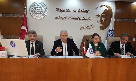 Ege Üniversitesi Senatosu, merkez üssü Kahramanmaraş’ın Pazarcık ilçesi olan ve