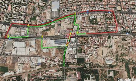 İzmir Büyükşehir Belediyesi Gaziemir’de trafik yoğunluğunu azaltacak üst geçit inşaatı