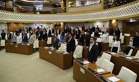 Antalya Büyükşehir Belediyesi Gençlik Meclisi Şubat Ayı Olağan meclis toplantısını