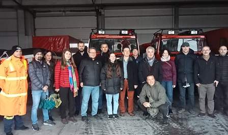 Büyükşehir İtfaiyesi, ERASMUS+ programı dahilinde gerçekleştirilen ‘Afetlere Hazırız’ projesinin ilk