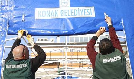 Konak Belediyesi, Kahranmanmaraş’ın Dulkadiroğlu ilçesinde 100 ailenin aynı anda barınabileceği