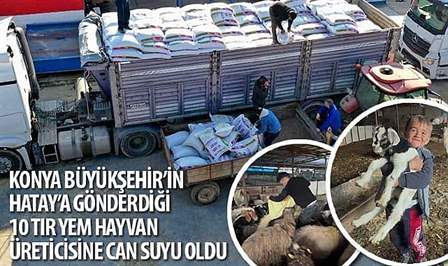 Hatay’da depremin yaralarını sarmak için tüm imkanlarını seferber eden Konya