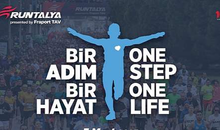 Bağışını yap, Runtalya 2km 1 Adım 1 Hayat koşusunda sen