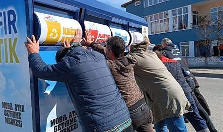 Sıfır atık çalışmaları kapsamında 2022 Şubat ayında ‘Mobil Atık Getirme