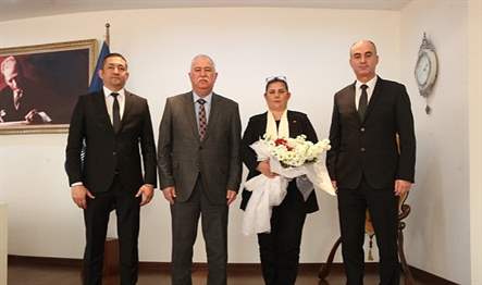 Aydın Şoförler Odası Başkanı Semih Özmeriç ve Aydın Efeler Şehiriçi
