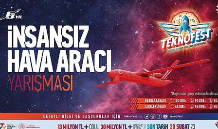 TEKNOFEST Teknoloji Yarışmaları kapsamında TÜBİTAK tarafından düzenlenen İnsansız Hava Araçları