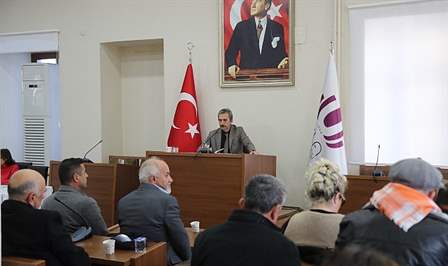 Belediye Başkan v. Kaymakam Murtaza Dayanç başkanlığında, mahalle muhtarları ve