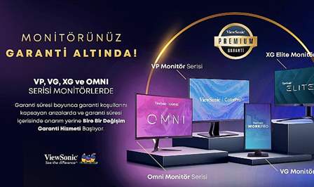 Görüntüleme teknolojilerinin lider markası ViewSonic, yüksek standartlarda üretilmiş monitör serileri