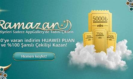AppGallery, mübarek Ramazan ayını kutlamak için Türkiye'de, katılımcı oyuncuların oyun