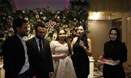 Erdem Saruhan ile Sevda Atalay, evlilik yolunda ilk adımı attı.
