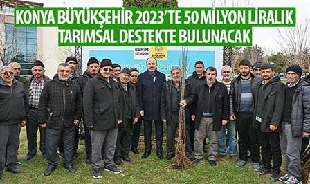 Konya Büyükşehir Belediyesi, kırsal kalkınmayı sağlamak için bu yıl 31