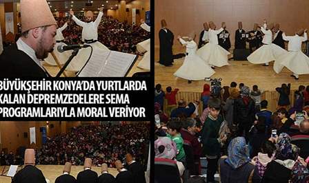 Konya Büyükşehir Belediyesi, deprem felaketleri sonrasında Konya’da misafir edilen depremzedelere
