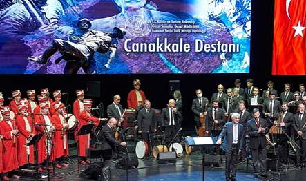 Çanakkale Zaferi’nin 108. yılında aziz şehitlerin hatırasına İstanbul Devlet Senfoni