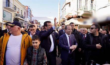 İBB Başkanı ve Millet İttifakı’nın Cumhurbaşkanı yardımcısı adayı Ekrem İmamoğlu,