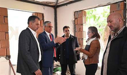 Kemer Belediye Başkanı Necati Topaloğlu ve Kemer Belediye Başkan Vekili