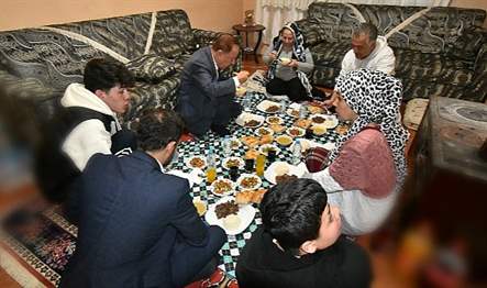 Depremden etkilenip İlçemize gelen aileler, yaşlı, hasta ve ihtiyaç sahiplerine