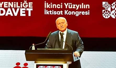 İkinci Yüzyılın İktisat Kongresi kapsamında konuşan Ekonomiden Sorumlu Eski Devlet