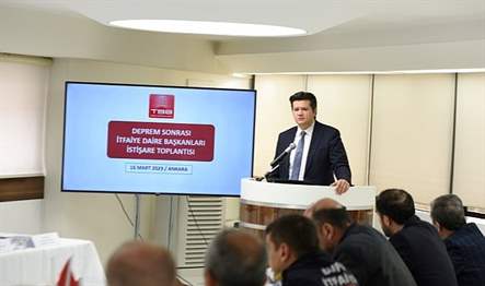 Türkiye Belediyeler Birliği’nin istişare toplantısında konuşan Prof. Dr. Karatepe, afet