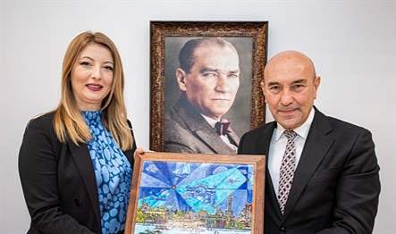 İzmir Büyükşehir Belediyesi ile Kuzey Makedonya'nın Üsküp kenti arasında “kardeş