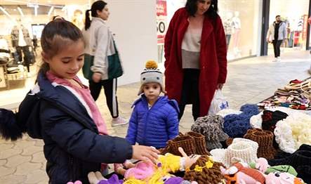 Kadın girişimciler el emeği göz nuru doğal ürünlerinin satışını AVM’de
