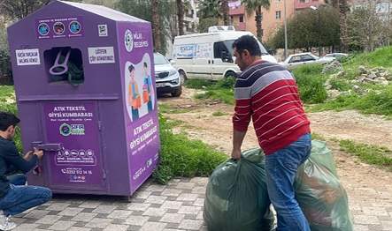 Milas Belediyesi, Sıfır Atık Projesi kapsamında ilçe genelindeki mahallelere yerleştirdiği