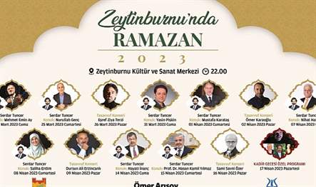 Zeytinburnu Kültür Sanat’ın Ramazan ayına özel olarak düzenlediği, çocuklardan yetişkinlere