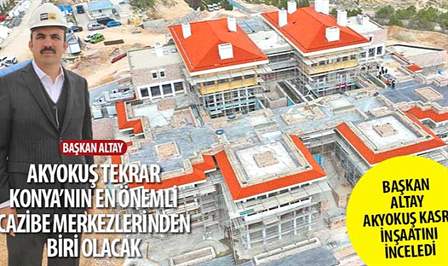 Konya Büyükşehir Belediye Başkanı Uğur İbrahim Altay, Büyükşehir Belediyesi tarafından