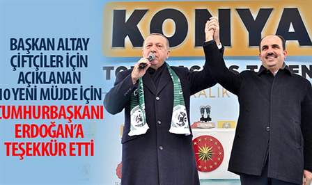 Uluslararası Tarım Şehirleri Birliği Başkanı ve Konya Büyükşehir Belediye Başkanı