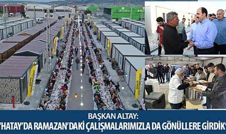 Konya Büyükşehir Belediye Başkanı Uğur İbrahim Altay, Hatay’da depremin yaralarını