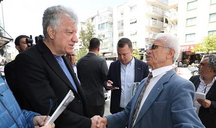 Ilıca ve Çamtepe Mahallelerinde vatandaşla bir araya gelen Narlıdere Belediye