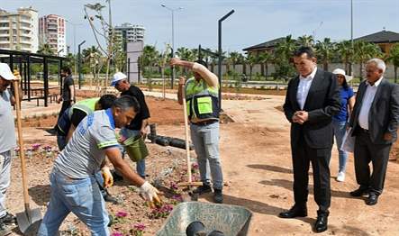 Mersin Yenişehir Belediyesinin Fuat Morel Mahallesi’nde yapımına devam ettiği Remziye