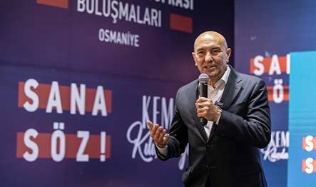 İzmir Büyükşehir Belediye Başkanı Tunç Soyer, Ramazan Bayramı'nın ilk gününde