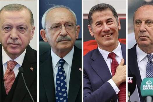 Cumhurbaşkanı adaylarının oy pusulasındaki yerleri belli oldu