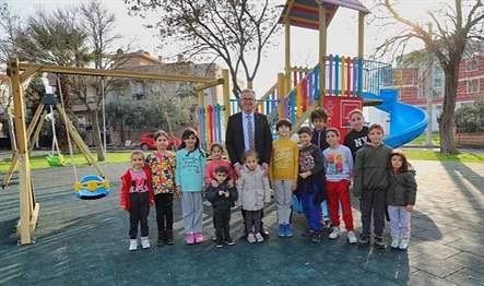 İlçedeki 601 bin 608 metrekarelik 160 park ve yeşil alanda