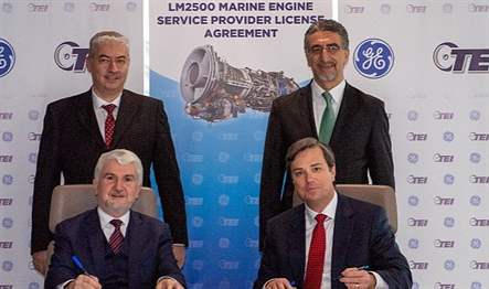 GE Marine, Eskişehir’de kurulu TEI (TUSAŞ Motor Sanayii, A.Ş.) ile