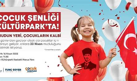 İzmir Büyükşehir Belediyesi'nin düzenlediği etkinliklerle 23 Nisan Ulusal Egemenlik ve