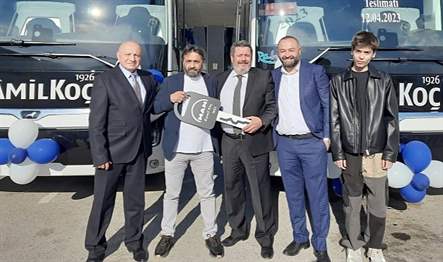 Türkiye'nin ilk karayolu yolcu taşıma şirketi Kâmil Koç, yeni otobüs