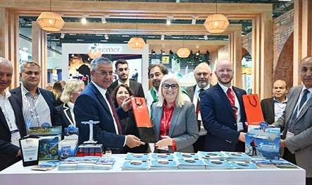 İngiltere'nin başkenti Londra'da düzenlenen World Travel Market Fuarı'nda, İngiltere’nin en